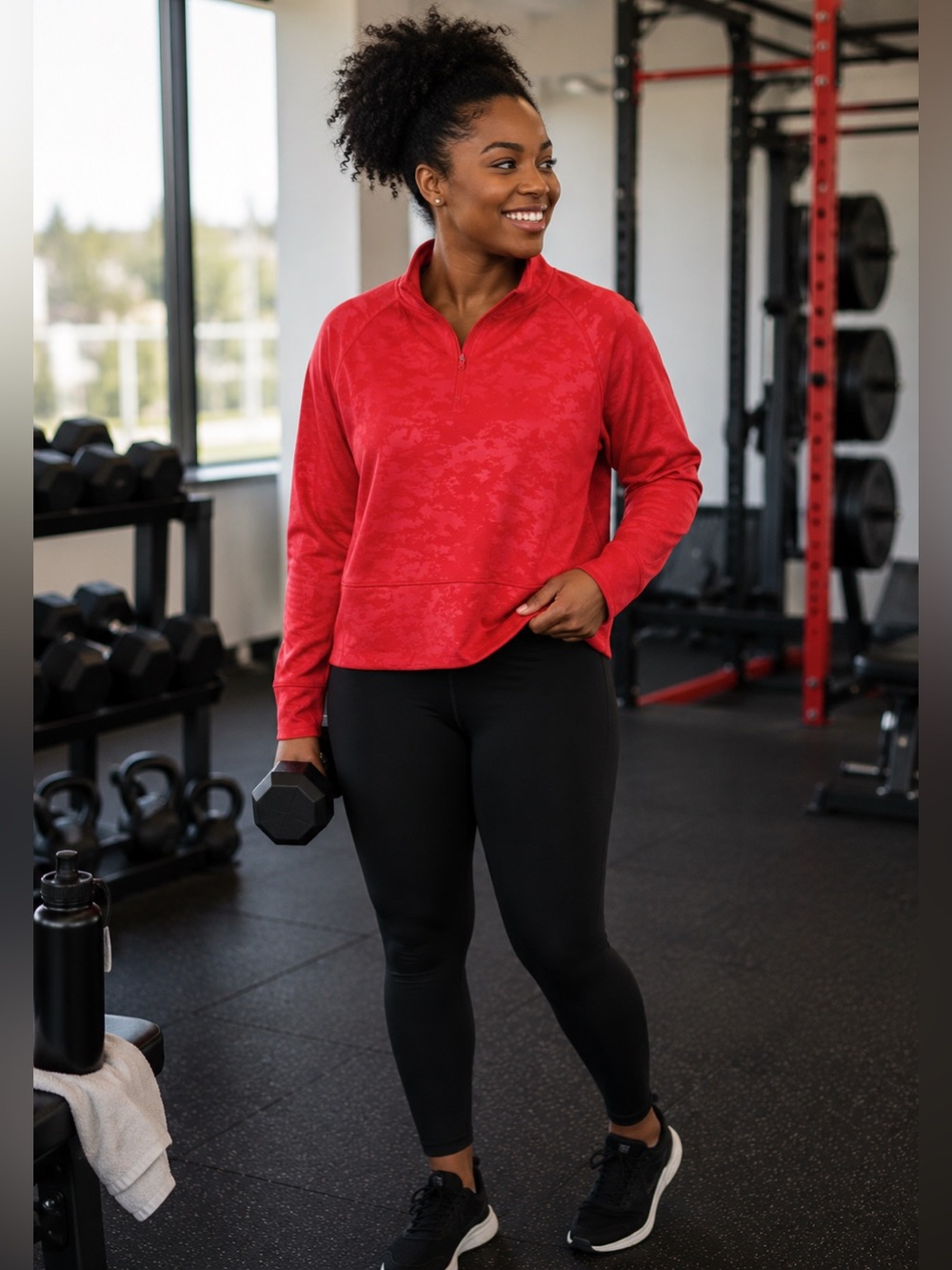 Spyder Active Women's Zip-Up Top - Vibrant Red